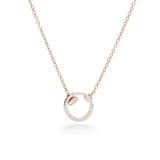 Pomellato 18ct Rose Gold Pomellato Together 0.20ct Diamond Necklace
