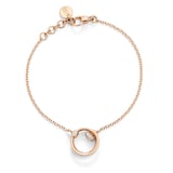 Pomellato 18ct Rose Gold Pomellato Together 0.20ct Diamond Bangle