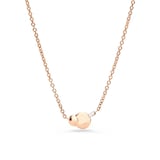 Pomellato 18ct Rose Gold Sabbia Mixed 0.45ct Diamond Pendant Necklace