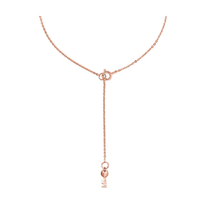 Michael Kors Colour 14ct Rose Gold Plated Padlock Pendant