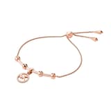 Michael Kors 14ct Rose Gold Plated CustomKors Charm Bracelet