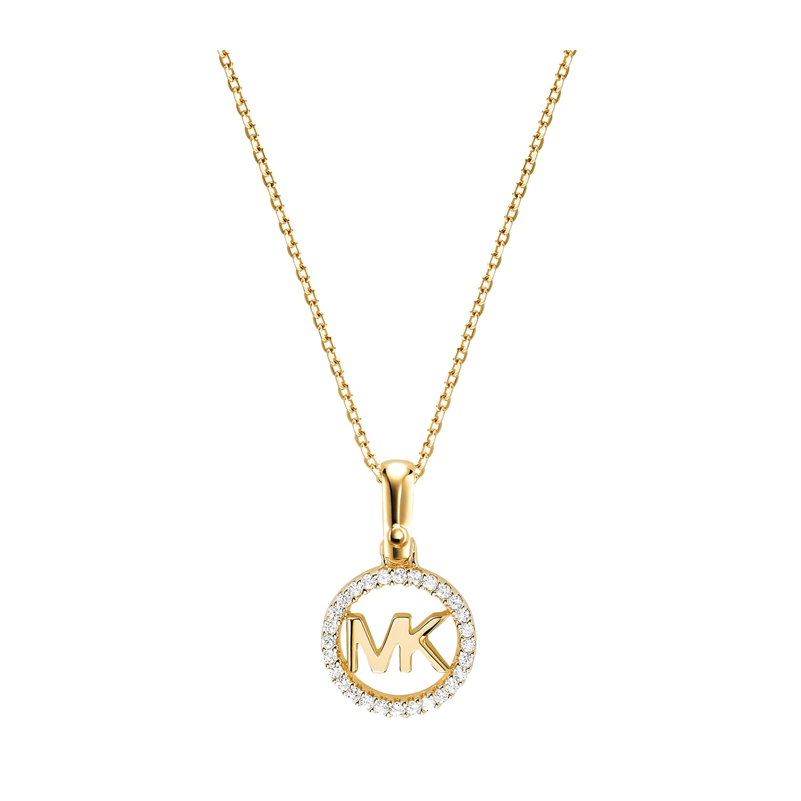 Custom Kors 14ct Gold Plated Charm Necklace