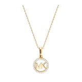 Michael Kors Custom Kors 14ct Yellow Gold Coloured Charm Necklace