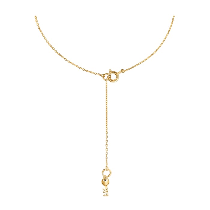 Michael Kors Custom Kors 14ct Yellow Gold Coloured Charm Necklace