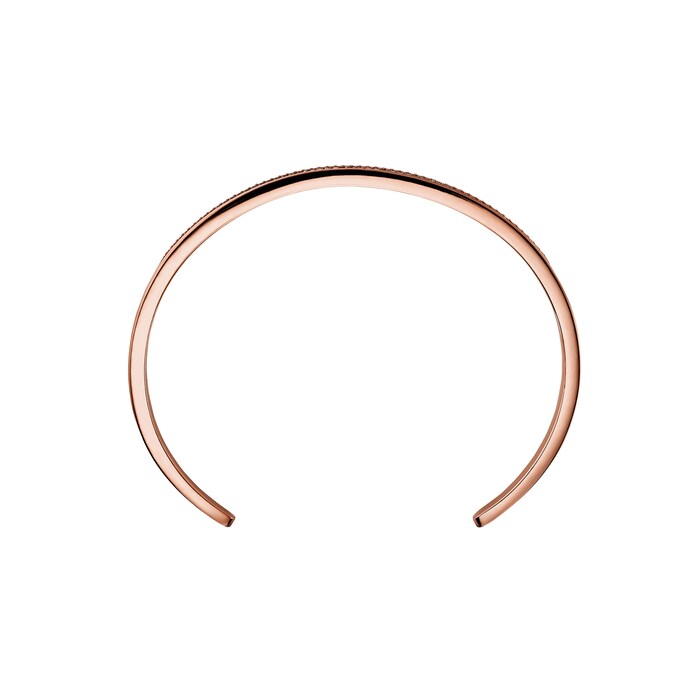 Michael Kors Custom Kors 14ct Rose Gold Plated Cuff Size M