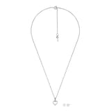 Michael Kors Sterling Silver Open Heart Pendant & Earrings Set