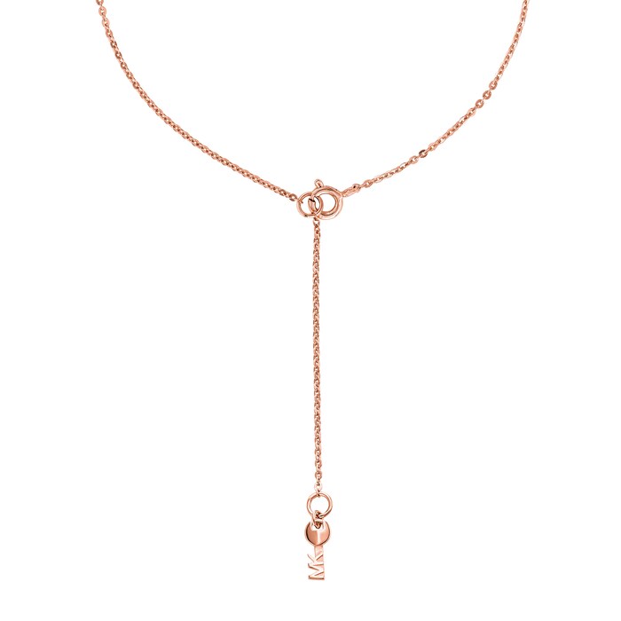 Michael Kors 14ct Rose Gold Plated Open Heart Pendant & Earrings Set