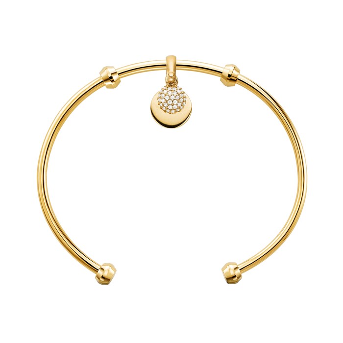 Michael Kors 14ct Gold Plated Starter Charm Bracelet