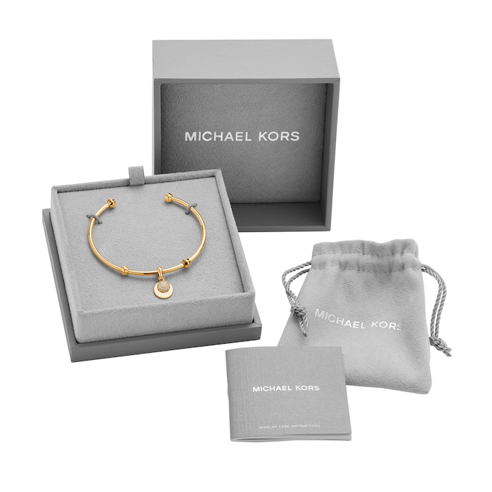 Michael Kors 14ct Gold Plated Starter Charm Bracelet