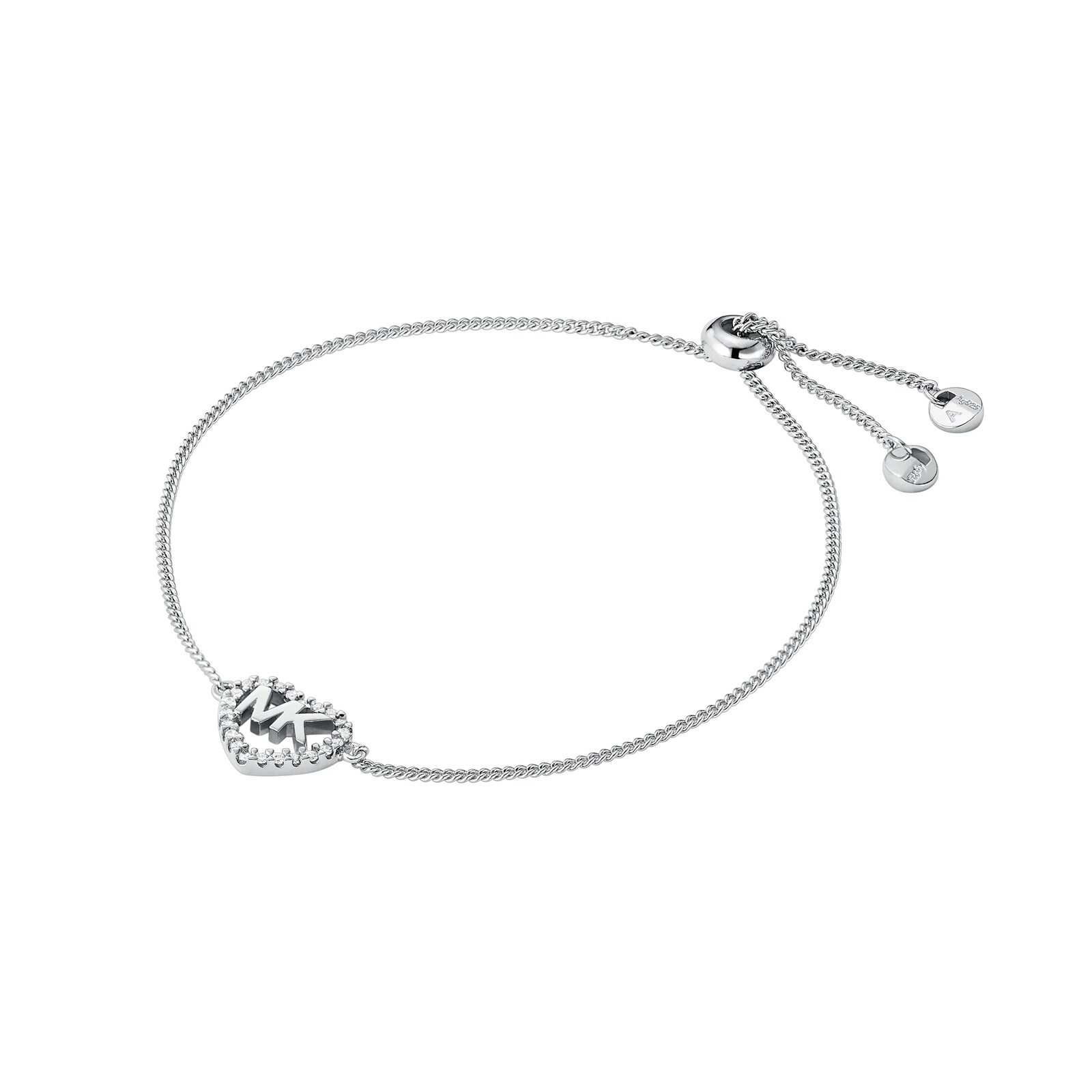 Michael Kors Love Silver Cubic Zirconia Bracelet