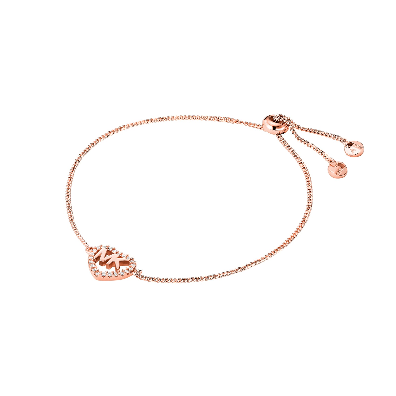 Michael Kors Love Rose Gold Coloured Cubic Zirconia Bracelet