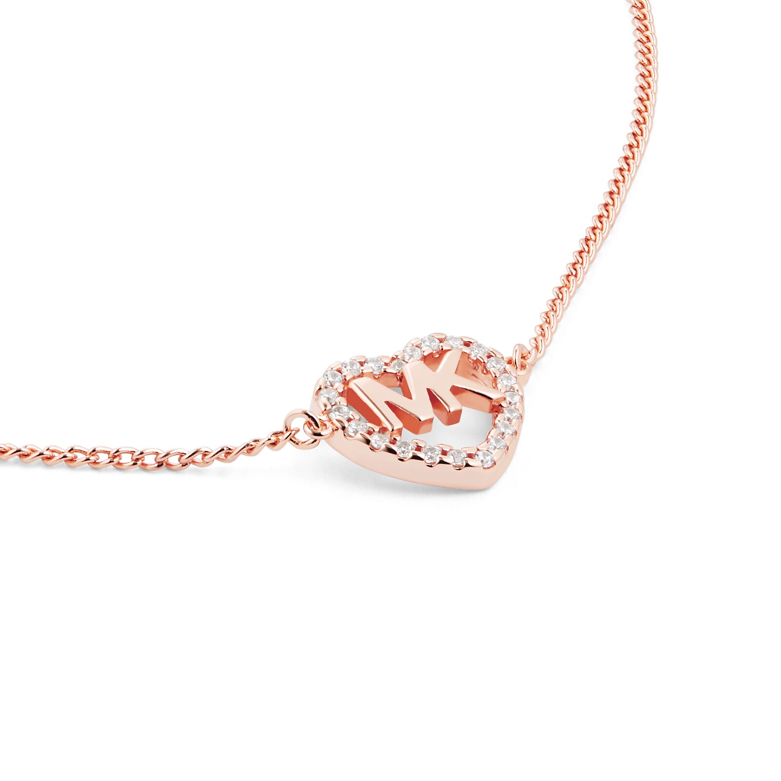 Michael kors heart bracelet deals rose gold