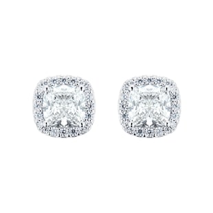 Michael Kors Sterling Silver Kors Brilliance Halo Studs