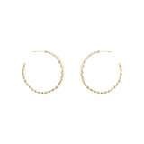 Michael Kors Statement Link Yellow Gold Colour Hoop Earrings