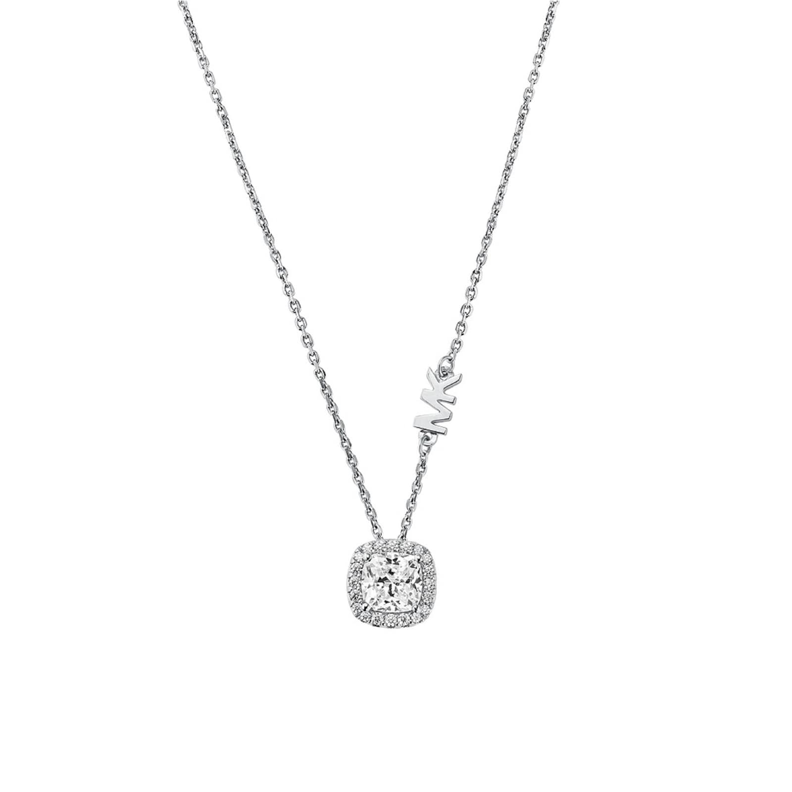 Michael Kors Sterling Silver Kors Brilliance Halo Pendant
