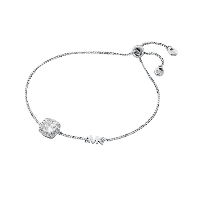 Michael Kors Sterling Silver Kors Brilliance Halo Bracelet