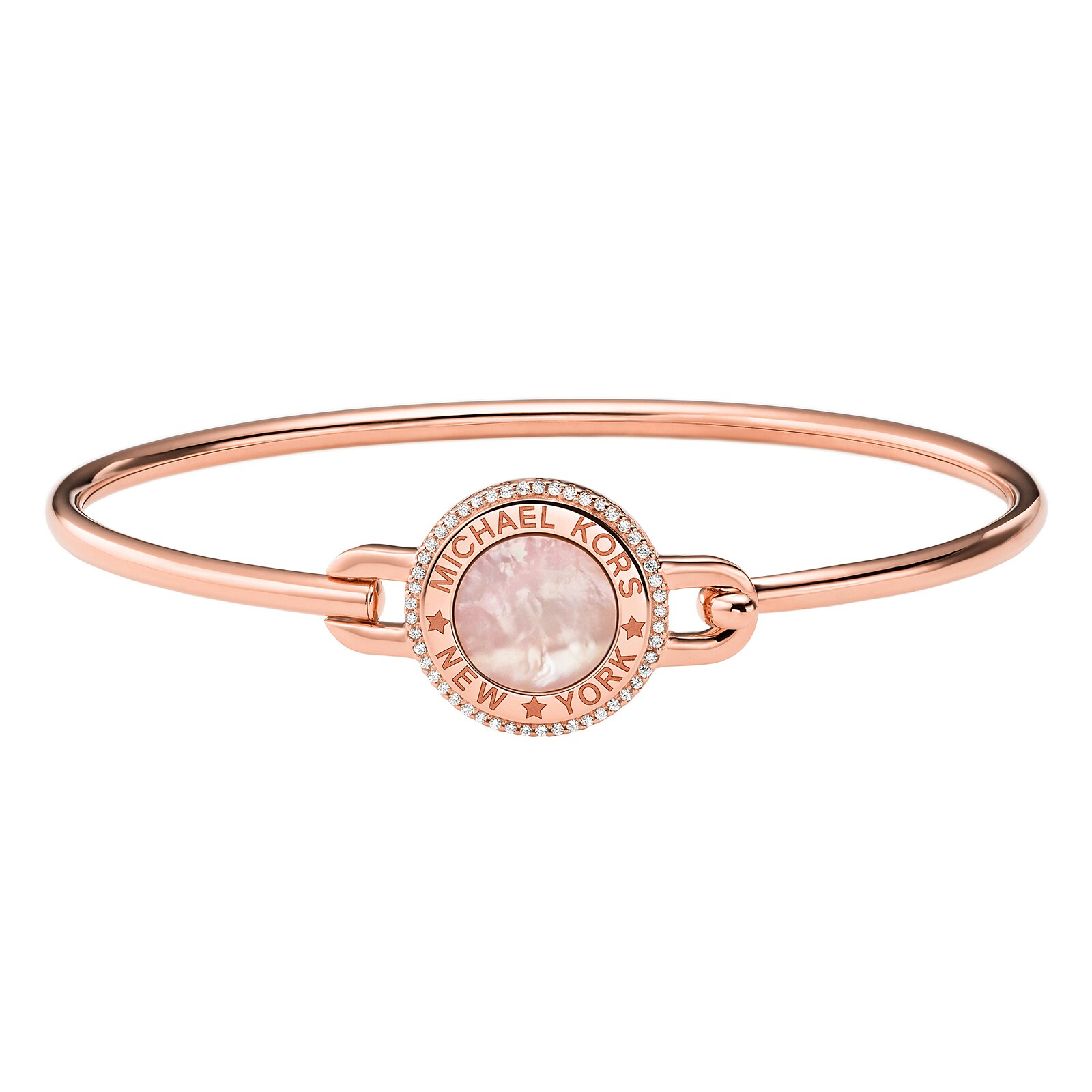 Michael Kors Rose Gold Coloured Mother of Pearl Bangle