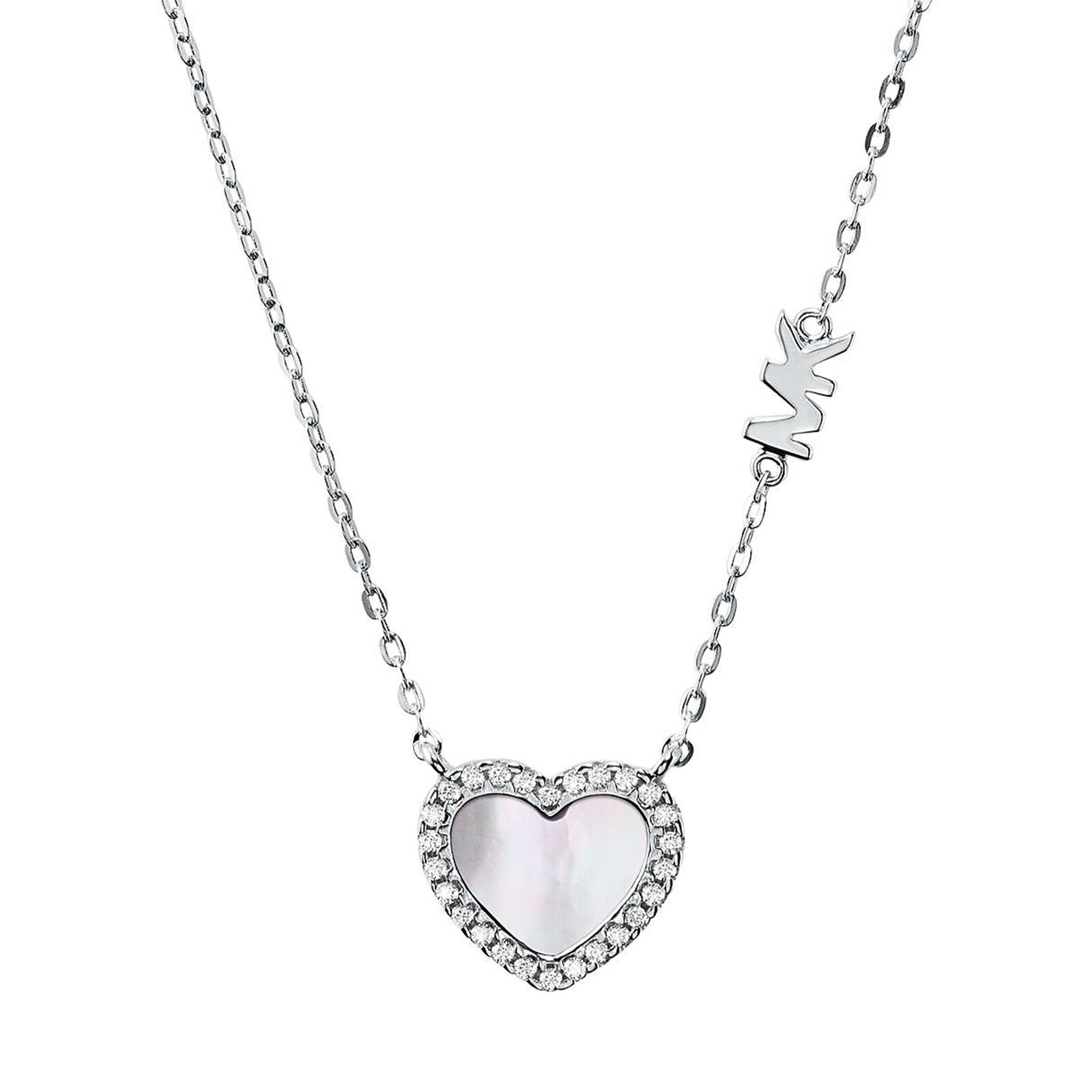 Michael Kors Pink Heart Necklace With Stones - Michael Kors - Fallers.com -  Fallers Irish Jewelry