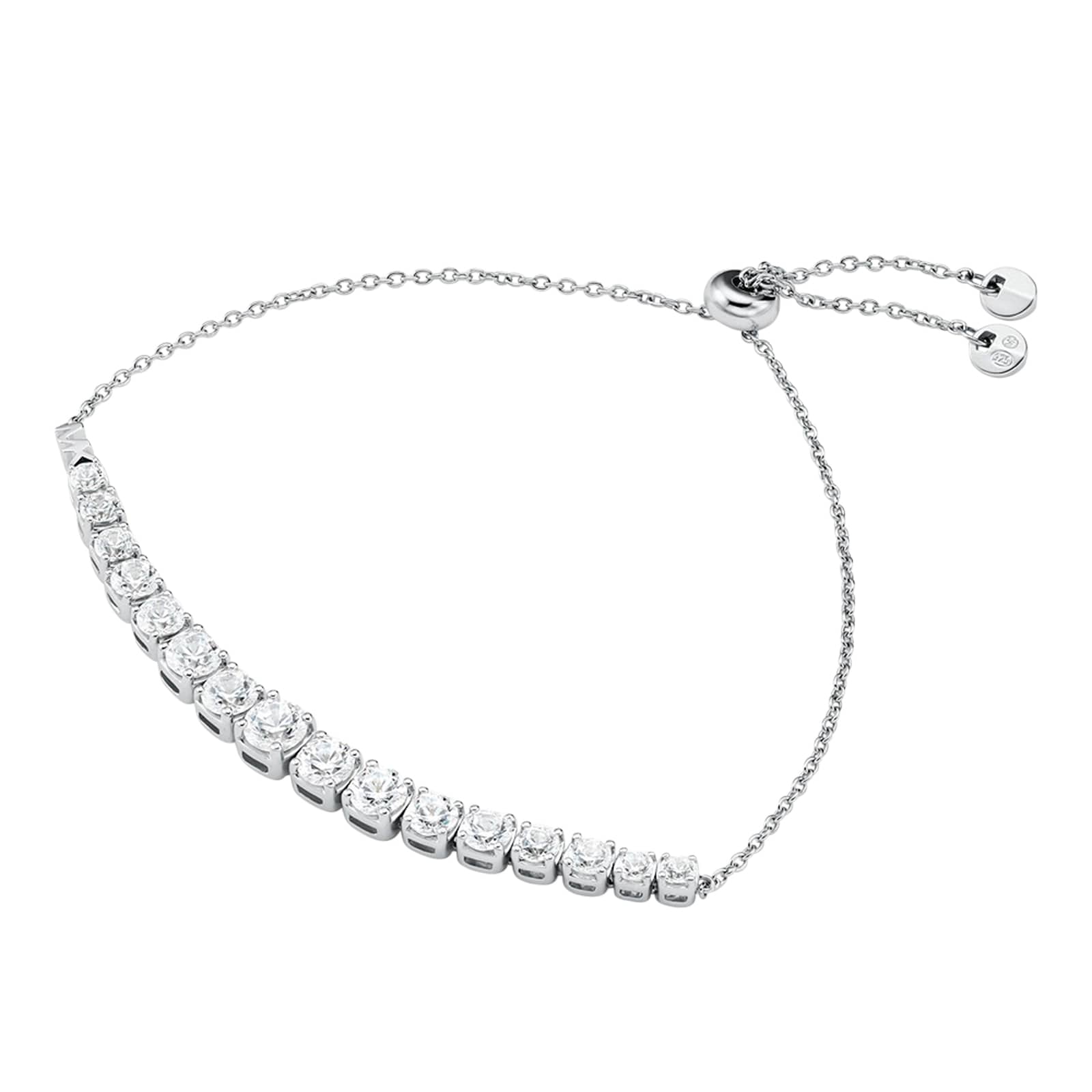 Michael Kors Sterling Silver Flex Bracelet - Macy's