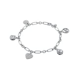 Michael Kors Silver Cubic Zirconia Charm premium Bracelet