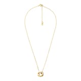 Michael Kors 14ct Yellow Gold Coloured Cubic Zirconia Ring Necklace