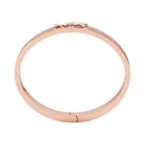 Michael Kors 14ct Rose Gold Plated Logo Bangle