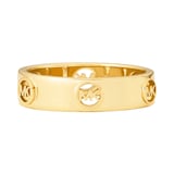 Michael Kors 14ct Yellow Gold Plated Logo Ring