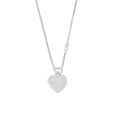 Michael Kors Kors Sterling Silver MK Locket Pendant