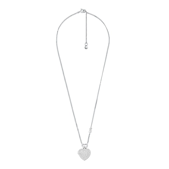 Michael Kors Kors Sterling Silver MK Locket Pendant