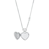 Michael Kors Kors Sterling Silver MK Locket Pendant