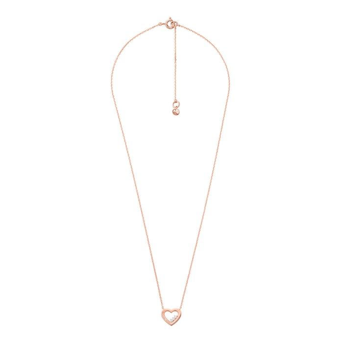 Michael Kors Rose Gold Plated Sterling Silver Pendant