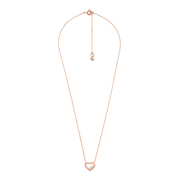 Michael Kors Rose Gold Plated Sterling Silver Pendant