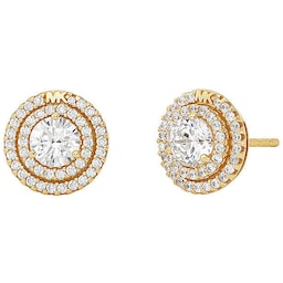 37200875 - 14ct Gold Plated Sterling Silver Stud Earrings