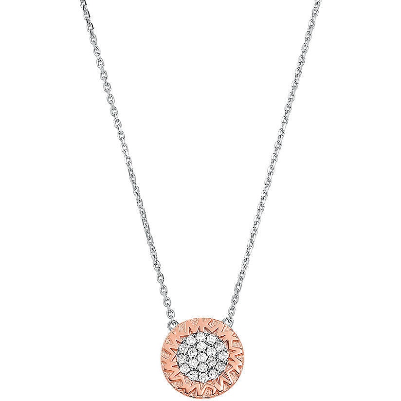 Michael Kors 14ct Rose Gold Coloured Sterling Silver Necklace
