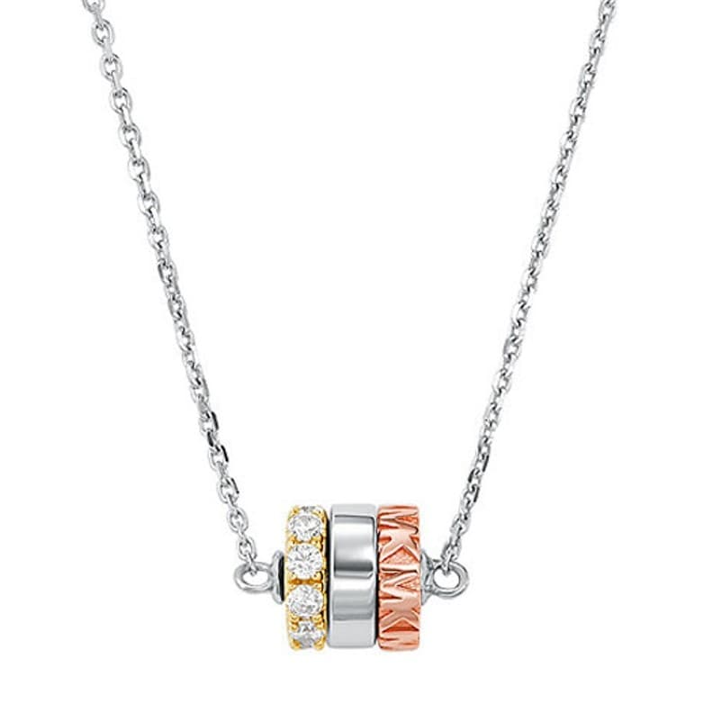 Michael Kors 14ct Yellow Gold & Rose Gold Coloured Sterling Silver Necklace