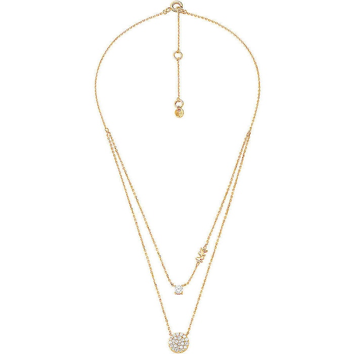 Michael Kors 14ct Yellow Gold Coloured Sterling Silver Necklace