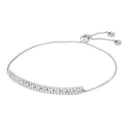37200882 - Sterling Silver MK Logo Bar Slider Bracelet
