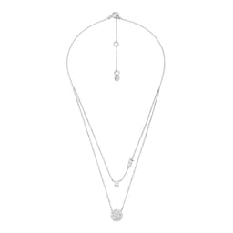 37200892 - Sterling Silver Double Strand Necklace