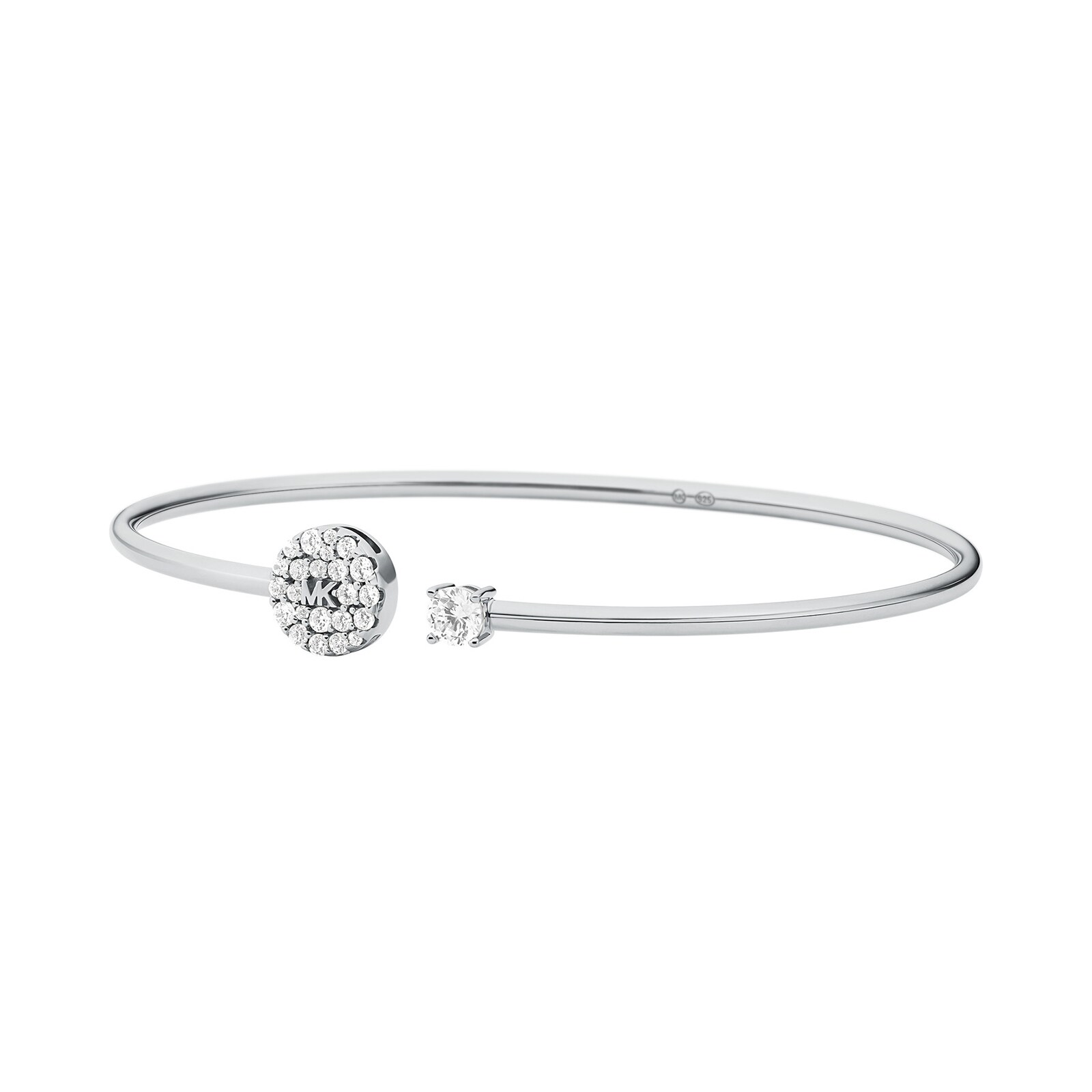 Michael Kors Michael Kors White Cubic Zirconia Pave Open Bangle MKC1590AN040 Goldsmiths