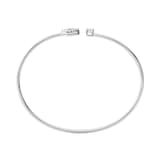 Michael Kors Michael Kors White Cubic Zirconia Pavé Open Bangle