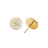 Michael Kors Yellow Gold Coloured Crystal Stud Earrings