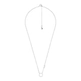 Michael Kors Silver Open Circle Crystal Pendant