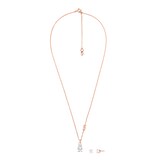 Michael Kors Rose Gold Plated Necklace & Earrings Box Set