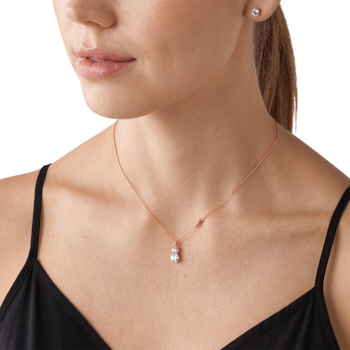Michael Kors Rose Gold Plated Necklace & Earrings Box Set