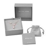 Michael Kors Rose Gold Plated Necklace & Earrings Box Set