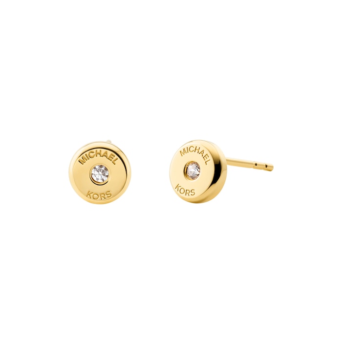 Michael Kors Yellow Gold Coloured Premium Stud Earrings