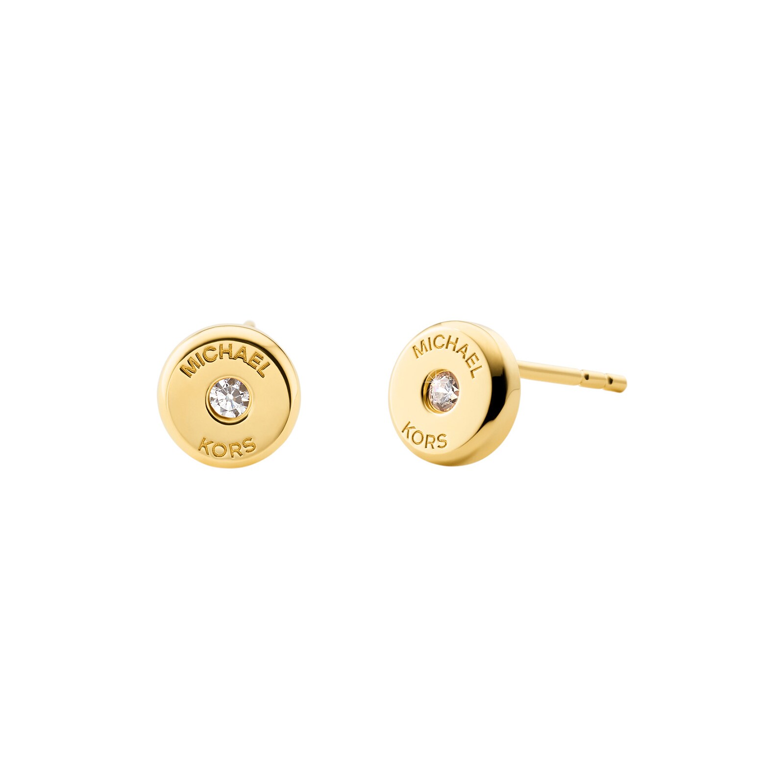 Michael Kors Yellow Gold Coloured Premium Stud Earrings