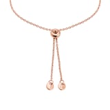 Michael Kors Rose Gold Coloured Premium Crystal Slider Bracelet