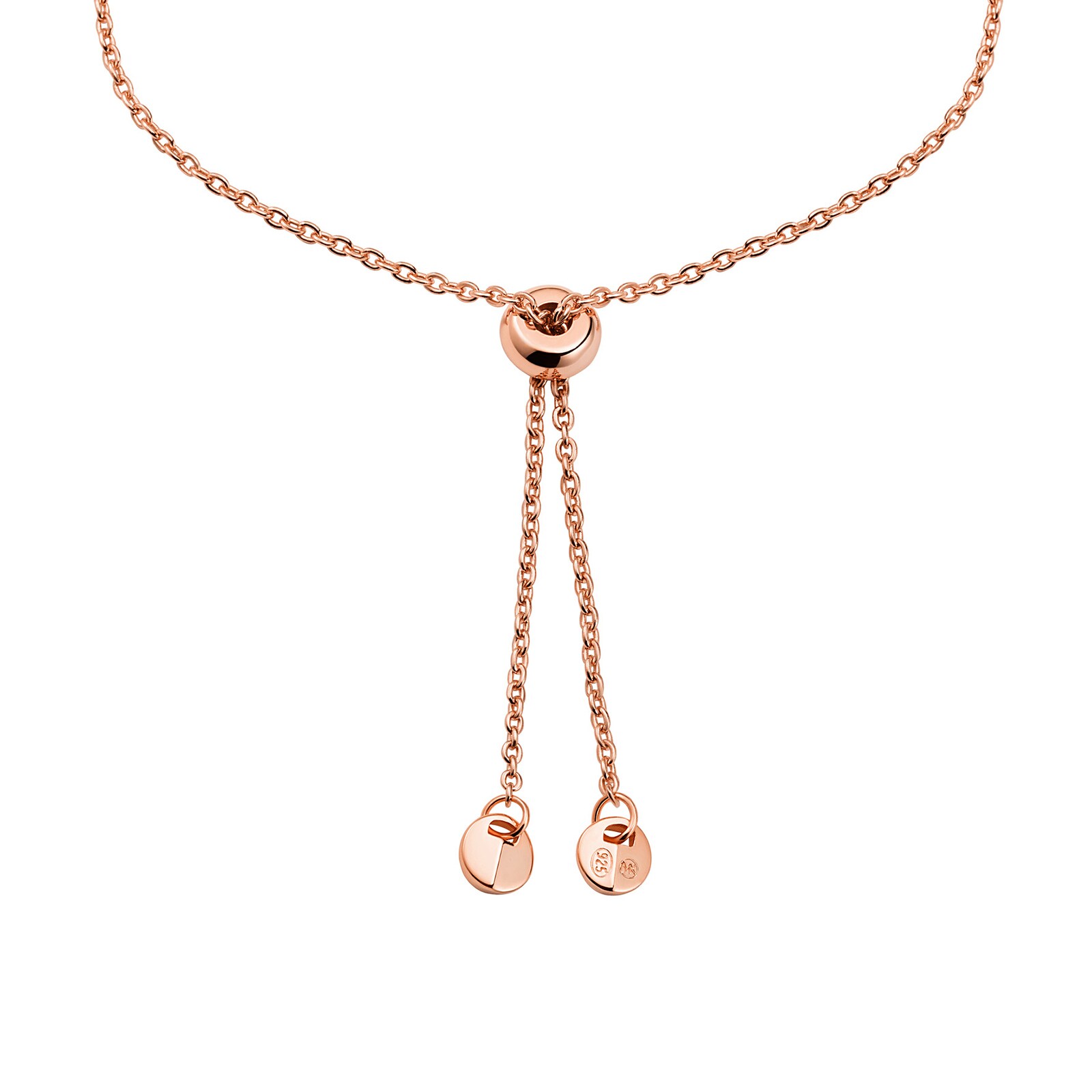 Michael Kors Rose Gold Coloured Premium Crystal Slider Bracelet