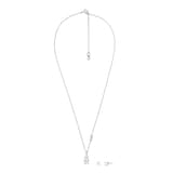 Michael Kors Silver Premium Crystal Pendant Necklace